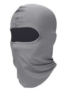 Sun Protective Anti UV 1pc Outdoor Cycling Headgear Windproof, Sunscreen, Sandproof Face Mask Suitable For Outdoor Cycling, Skiing With Good Protection Ski Mask,Suitable For Cycling,Riding Motorcycle And Skiing - Light Grey - View 7