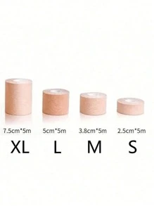 1pc Boob Tape Elastic Fabric, Breast Lift Tape, Adhesive Breathable Nipple Covers For A-E Cup