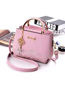 1 pieza Bolso de mano minimalista bordado para dama con regalo accesorio, regalos del Día de San Valentín, mejores regalos del Día de la Madre para mujeres - Multicolor - Ver 9