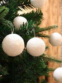 30/12pcs/Set,6pcs L, M, S Foam Christmas Decorative Ball With Lanyard, Winter, Spring Foam Round Decorative Ball, Suitable For Holiday Decoration, Home Decoration, Thanksgiving Day, Wedding, Birthday Party, Party Decoration Props, Decorative Pommel, Christmas (No Power Decoration) - Multicolor - View 11