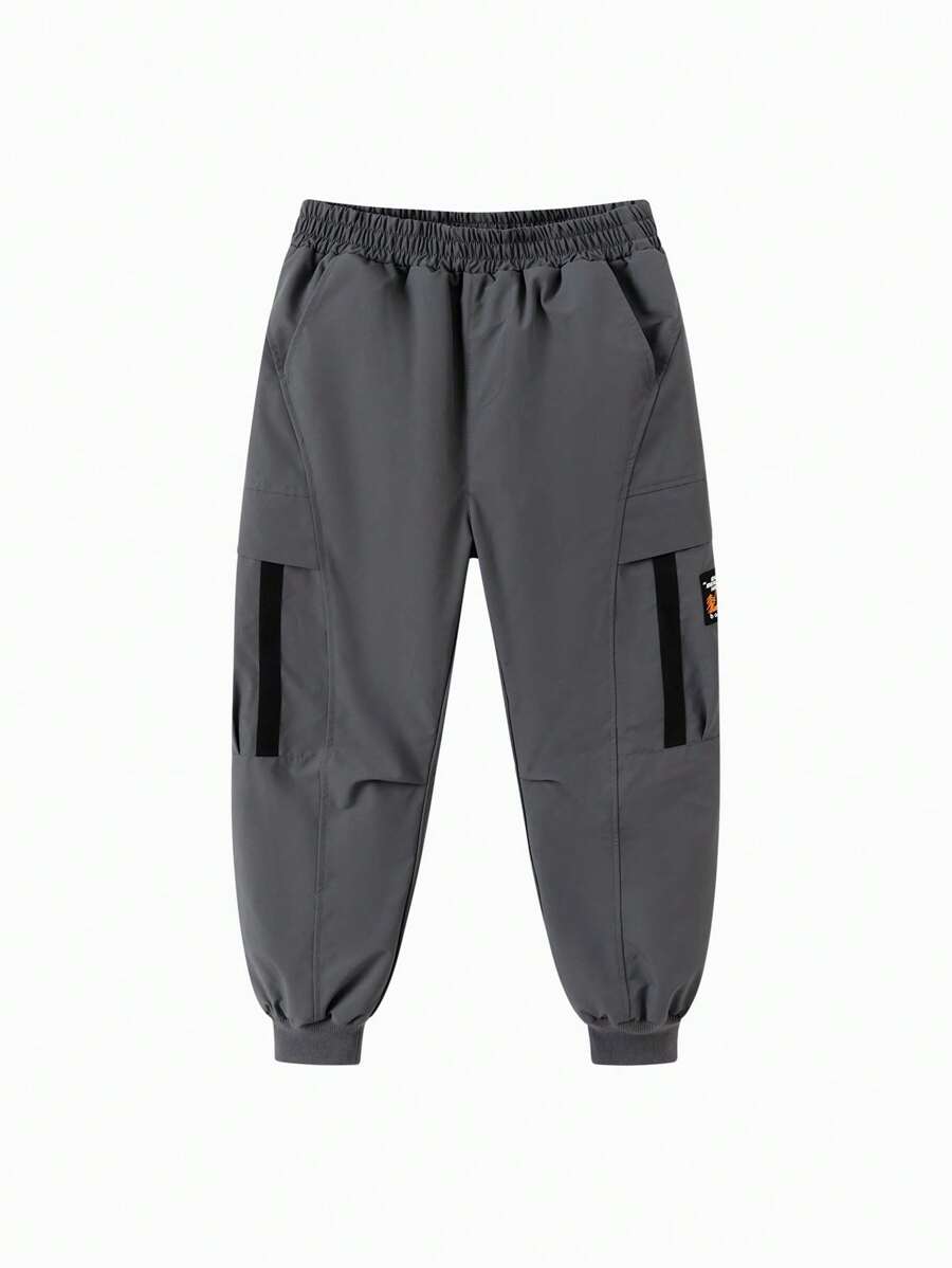 Balabala Boys' Protective Pants, Winter 2024 Collection - Medium Gray - View 1