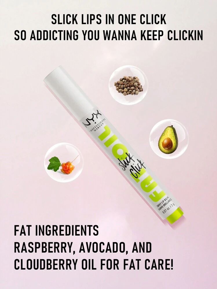 NYX Plump It Up Lip Cream #01 Lead Role (Transparent With Pink Pearl)  2g/0.07oz | Lightweight | Buildable | Vegan Lip Balm | 12-Hour Hydration |  Non-Sticky | High-Shine Finish