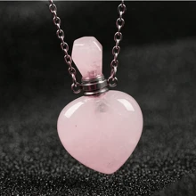 1 件迷你水晶香水瓶，精油许愿瓶吊坠，适合制作珠宝