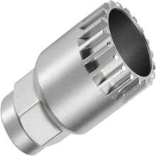 Llave para rodamientos interiores de bicicleta, herramienta para quitar rodamientos interiores de bicicleta, herramienta de pedalier para bicicleta, compatible con Shimano/VP/FSA/LP, 20 dientes