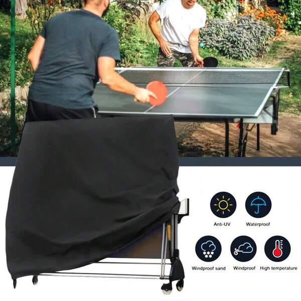 Pingping Pong Tischabdeckung Aufbewahrungsabdeckung Schutz Tischtennisblatt Möbelhülle Indoor Outdoor Tischtennisabdeckung 165x70x185cm