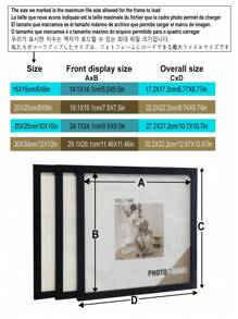 Juego de 3 marcos de fotos cuadrados de 15x15, 20x20, 25x25, 30x30 cm para exhibición sobre mesa y montaje en pared, decoración conmemorativa, marcos de fotos minimalistas, selección elegante para adorno de pared (papel fotográfico no incluido), marco múltiple tipo galería, marcos de fotos exquisitos para pared, marco retrato