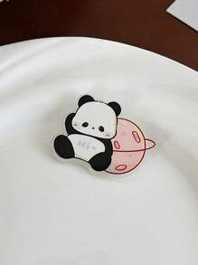 1pc/14pcs Cute Panda Cartoon Brooch - Acrylic Fashion Badge, Perfect Casual Decoration For Women Dress Accessories Pin For Clothes Bag Charm Backpack For School