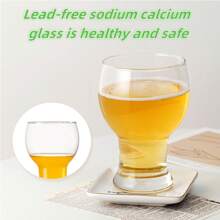 6 Stücke Craft Beer Gläser, Gläser für den Heimgebrauch, Saftgläser, hitzebeständige Wassergläser, Stielgläser