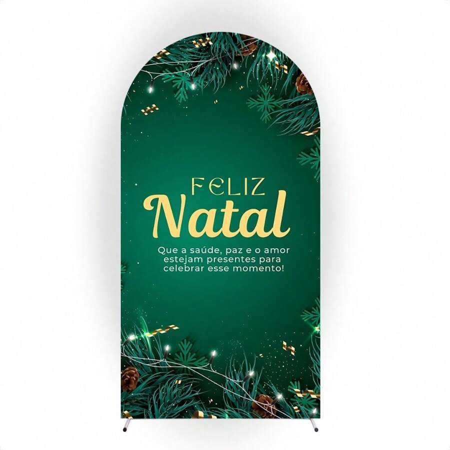 Roman Panel Cover For Christmas Decoration In Fabric 2x1m - PR-112 - Xem 1