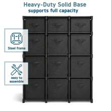 Cube Storage Organizer Bedroom Living Room Office Closet Storage Shelves Bins - gray - View 7