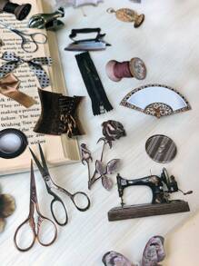 30 tờ/gói Giấy trang trí rỗng cổ - Nhiều màu - Xem 1