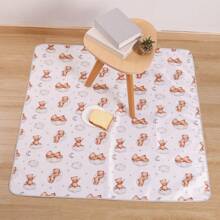 Splat Floor Mat Waterproof Anti-Slip Food Splash Spill Mess Mat, Washable Portable Picnic Mat And Table Cloth - Multicolor - View 6