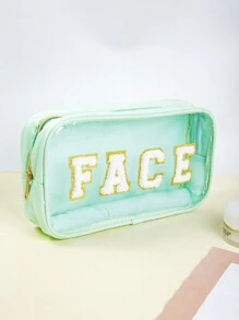 4件装畅销透明防水化妆包，多功能旅行收纳袋，送给朋友和母亲的理想礼物 - 彩色 - 查看 8