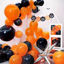 110 globos naranjas de diferentes tamaños 18/10/5 pulgadas para guirnaldas y arcos, globos de látex naranja quemado para decoración de fiesta de cumpleaños