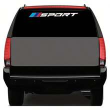 1pc Eye-Catching Reflective Car Front Windshield Decal Weather-Resistant Fashion Sticker For BMW X Series X1 X3 X5 X6 X4 1 3 5 7 2 4 6 - Black - View 5