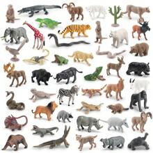 Set da 12 pezzi/9 pezzi/11 pezzi/21 pezzi di statuine di animali in miniatura simulate come leone, elefante, giraffa, tigre, zebra, rinoceronte bianco, orso grizzly, antilocapra, alce, bisonte, procione, giocattoli ornamentali divertenti per bambini di età 3+ per l'istruzione scientifica e la cognizione, regalo di compleanno