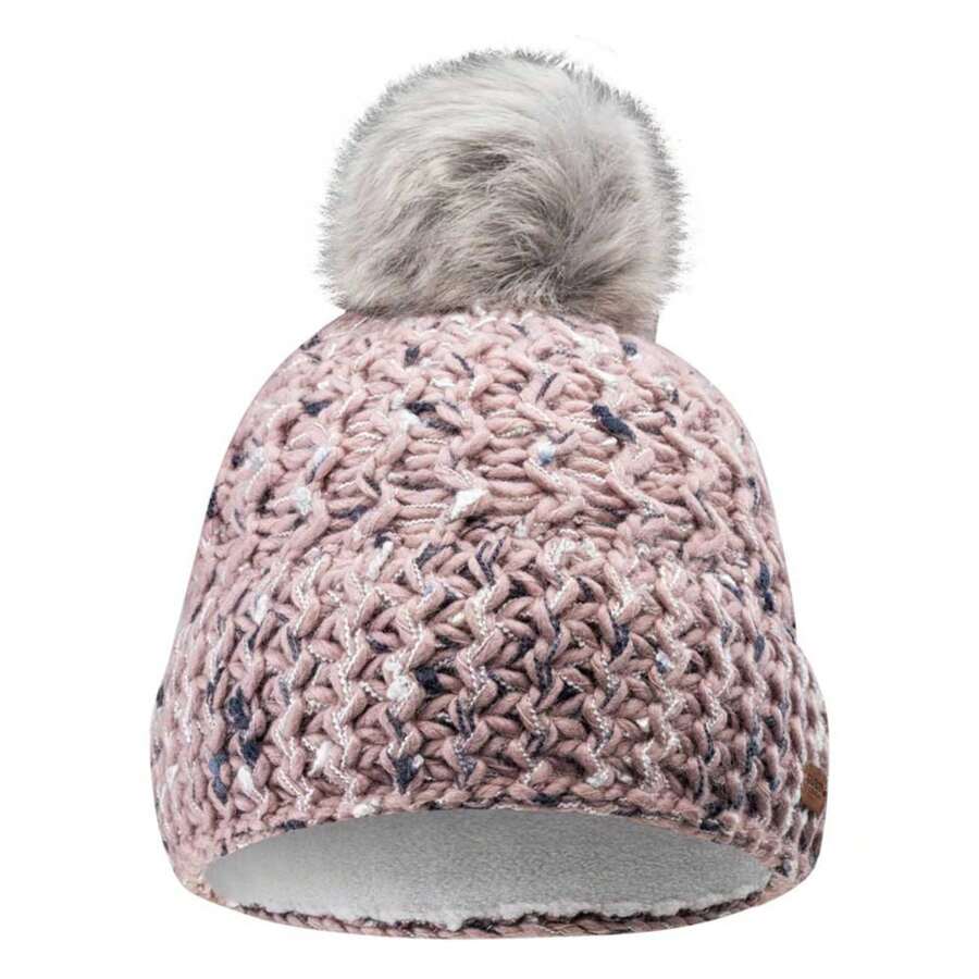 Iguana Womens/Ladies Ajana Winter Hat (Woodrose/Blue/White) - Baby Pink - View 1