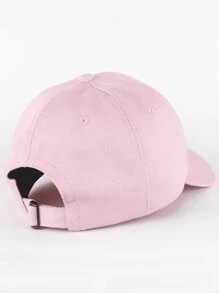 MOOND Unisex Women Men Summer Beach Flowers Dadhat Adjustable Fabric Cap - 淺粉色 - 查看 3