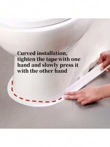 1 Rollo de Cinta de Silicona Antihongos y Resistente al Agua, 3.2m*2.2cm, para Fregaderos de Cocina/Baño, Inodoro, Bañera (Consulte el video y los detalles para las instrucciones y pasos de instalación. La superficie a aplicar debe estar seca y libre de agua. Es mejor reemplazarlo una vez al mes), Pegatinas, Vinilos Decorativos para el Hogar, Artículos de Decoración de Primavera para Refrescar su Hogar, Pegatinas de Decoración de Ramas