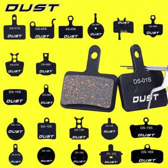 1 Pair High-Performance Semi-Metallic Disc Brake Pads - Enhanced Stopping Power, Durability, And Smooth Cycling Experience For BB5 And BB7 Hydraulic Brakes - Ideal For Mountain, Road, And Commuter Bikes