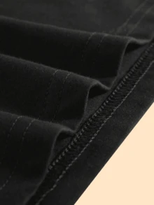 Women's Christmas Cotton T-Shirt Modern Classic Style Breathable Blouse Comfort Summer - màu đen - Xem 4