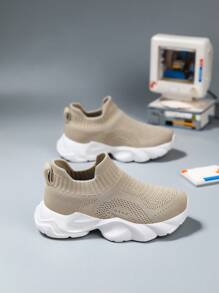 Women's Casual Lightweight Sneakers, Khaki Color, Perfect Gift For Family & Friends, Elegant For All Occasions