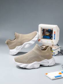 Women's Casual Lightweight Sneakers, Khaki Color, Perfect Gift For Family & Friends, Elegant For All Occasions