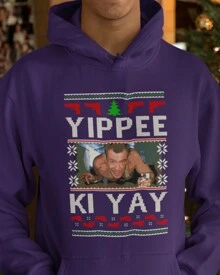 Hard Movie Xmas 2024 Christmas Celebration Ugly Christmas Sweat Unisex Hooded Sweatshirt