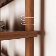 6/8 Tier Vertical Shoe Rack Tall Narrow Shelf Storage Organizer Slim Shoe Tower - Chocolate Brown - View 7