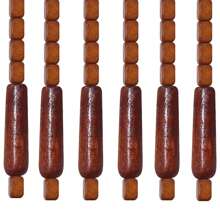 Bamboo Beaded Wooden Door Curtain Hanging Blind Home Divider 90x175cm - Multicolor - View 6