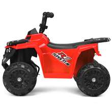 Lifezeal Kids Ride On ATV Quad 4 Wheeler Electric Toy Car 6V Battery Power Led Lights - Red - View 6