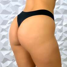 Kit Of 10 Seamless Thong Panties Laser Cut Dental Floss Does Not Mark Clothing Comfortable And With Lining - 彩色 - 查看 3