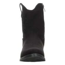 Bota Vaquera Niña Tropicana Negro Casual Infantil Texana - Negro - Ver 7