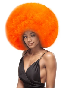 蓬松爆炸头假发，派对节日服装假发 - 彩色 - 查看 14