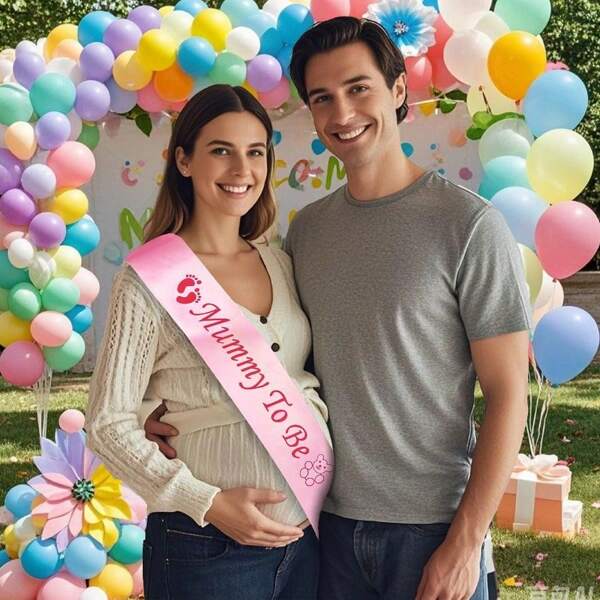 Baby Shower "Mummy/Mommy To Be" Shoulder Strap