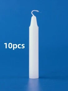 10 Diameter 1.2 Cm, Length 7.5 Cm Slender Short Purple Black White Miniature Small Candles Green Macarons Colorful Ordinary Lighting Hand-Made Experiment Festivals Activity Decorations Tasteless Burning Gifts Birthday Graduation - Multicolor - View 8