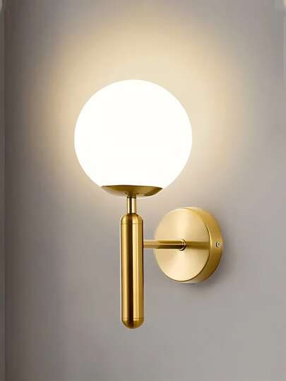 Luminária de parede moderna e minimalista para quarto, luminária de parede LED criativa para sala de estar, iluminação de corredor/escada em estilo americano