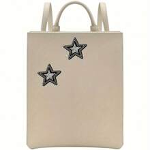 5 pezzi di stemmi ricamati con stelle glitterate bianche e nere, da applicare con ferro da stiro o cucire, decorativi per giacche, jeans, zaini, cappelli, progetti fai-da-te