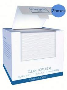 1 Hộp / 2 Hộp / 3 Hộp 26 Miếng Bông Tẩy Trang Dùng Một Lần 30cm, Kích Thước Cực Lớn, Mềm Mại & Nhẹ Nhàng Làm Sạch Da, Phù Hợp Với Mọi Loại Da, Dành Cho Cả Nam Và Nữ - có hoa văn - Xem 12