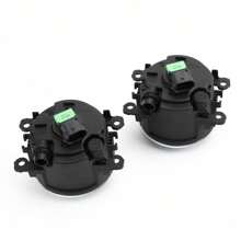 Front Bumper Fog Light Kit Fit For Mitsubishi Outlander Sport ASX RVR 2016-2018 - Black - View 4