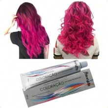 Pink Hair Dye Mairibel - 彩色 - 查看 6