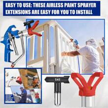 243-283 Airless Spray Gun 5000 PSI Silver Airless Paint Spray Gun With Tip Guard And 545 Spraying Tip. - Multicolor - View 7