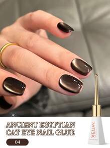 XEIJAYI 1pc 10ml Ancient Egyptian Cat Eye Magnetic Gel Nail Polish Soak Off Uv Led Lamp Nail Polish For Christmas Gift For Women-No Magnetic Stick Included