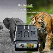 4k Night Vision Device Binoculars Visual Camera Video In-Frared Night Goggles For Camping Surveillance - 黑色 - 查看 4