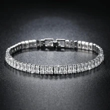 925 Silver Zirconia Bracelet, Designed For Men And Women, Simple Personalized Handicraft, Girlfriend Birthday Gift, Daily Wear
