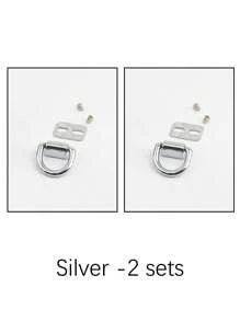 Metal D-Ring Lobster Clasp For Handbags And Crossbody Bags - DIY Wallet Chain Accessories, Detachable DIY Hardware With Screw Accessories, Suitable For Bags And Phone Cases, Tools Not Included - Multicolor - View 13