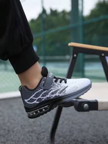 ALAGZI Stylish Boys' Woven Shoes - Breathable, Lightweight, Comfortable Low-Top Running Shoes For Spring, Summer, Autumn - Perfect For Casual, Sports, Outdoor Activities