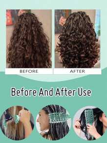 1 件由 Candybrush 设计的卷发定型刷，2024 新款卷发刷，适用于卷发造型刷，塑造和定型卷发梳，适合男女，减少拉扯和卷发分离