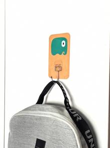 1 móc treo tường trang trí chịu lực, dùng để treo đồ nặng, không cần khoan, chống thấm nước, chống gỉ, thích hợp sử dụng cho phòng tắm, nhà bếp và gia đình - Nhiều màu - Xem 2