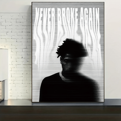 1pc,Hip-Hop Rap Pop Singer Wall Art,Pop Albums Vibrant A Stylish Bachelor Party Decor Room,Popular Songs Style Aesthetic,Black And White Vintage Poster Printing, Minimalism Canvas Painting, Suitable For Home Decoration,Bar Cart,Cafe, Patio,Birthday Gift,Living Room, Bedroom, Living Room, Home Office, Bathroom Decoration, The Perfect Gift For Your Friends,Wall Decoration20*28 Inch, Unframed Gifts Graduation